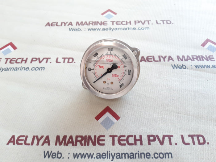 Noshok 25-911-3000-psi/kpa gauge