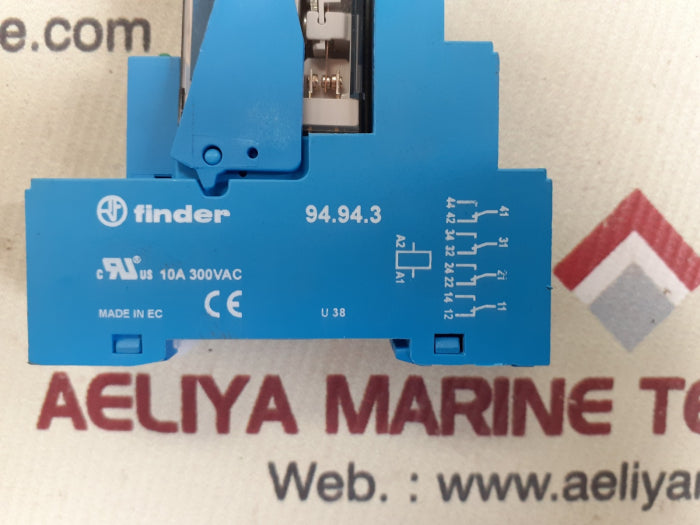 Finder 94.94.3 Relay Base 10A 300Vac