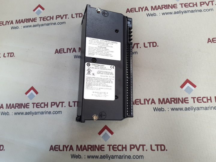 Ge Ic660tba026m Genius Terminal Module Analog Input 24/48vdc Class I Div 2