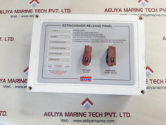 Sea-fire extinguisher release panel