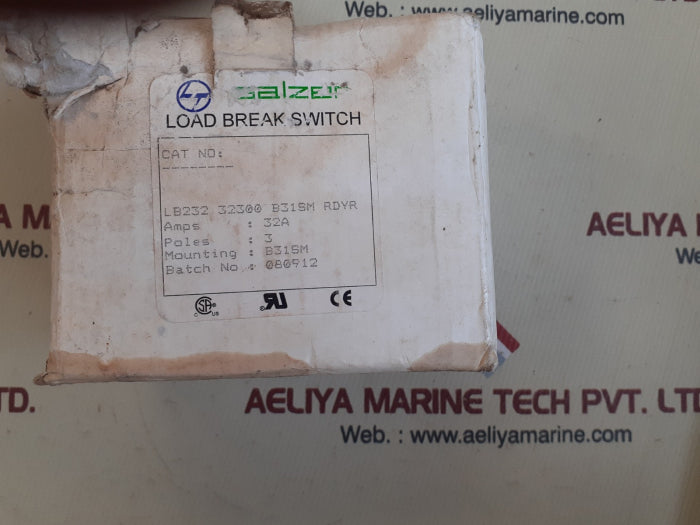 Salzer LB232 32300 B31SM RDYR Load Break Switch 32A 3-Poles