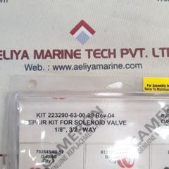 Cameron kit 223290-63-00-99 repair kit for solenoid valve