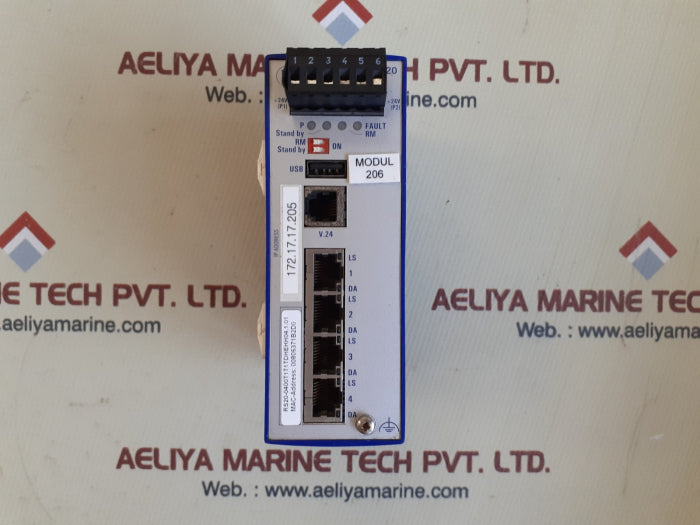 Hirschmann Rs20 Rail Switch Rs20-0400T1T1Tdhehh04.1.01 18-30 Vac 50/60Hz