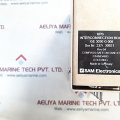 Sam electronics ups interconnection box ge 3030 g 008