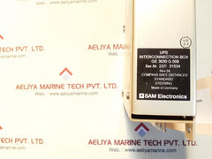 Sam electronics ge 3030 g 008 ups interconnection box rev 04