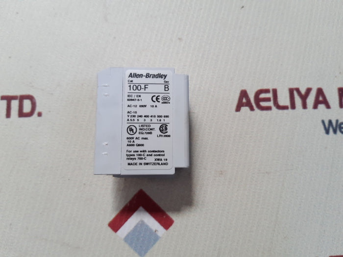 Allen-bradley 100-f  ser. b contactors