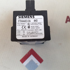 Siemens 3tx4440-0a auxiliary switch block