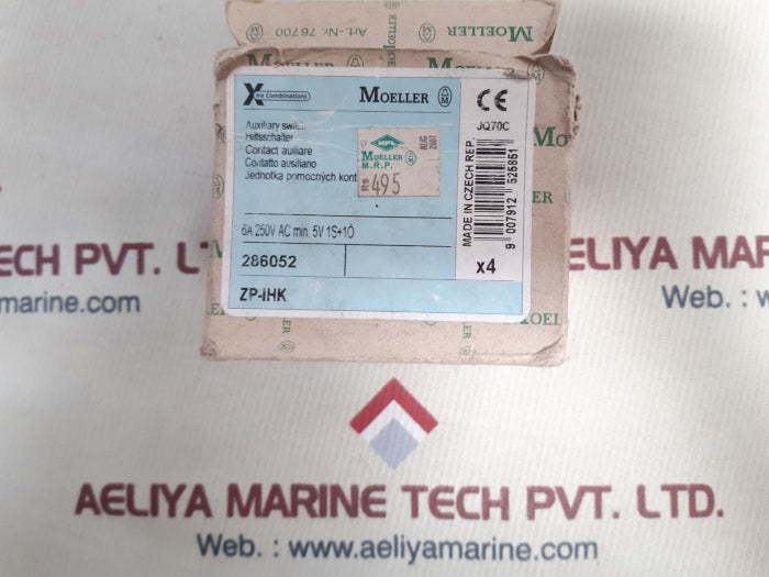 Moeller zp-1hk 286052 auxiliary switch