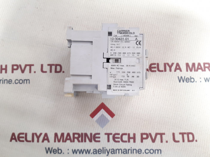 Carrier transicold 10-00431-01 contactor serA 30Amp