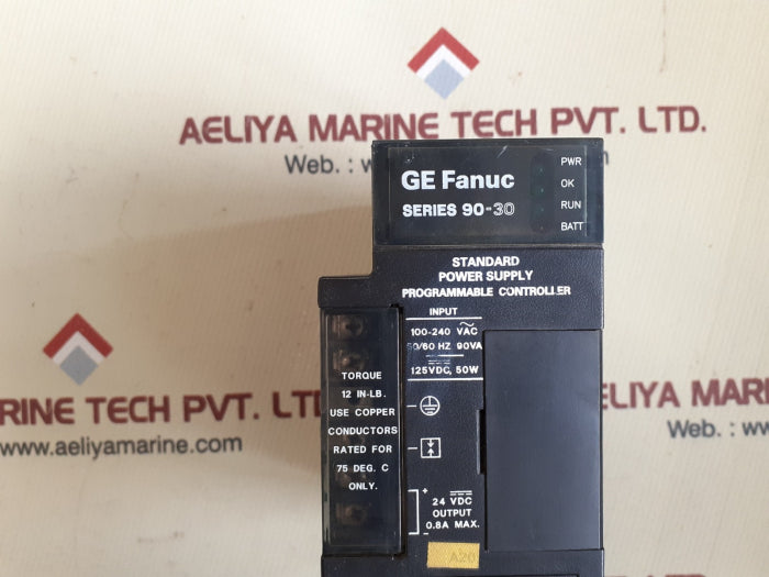 Ge fanuc ic693pwr321s power supply 120/240vac, 125vdc