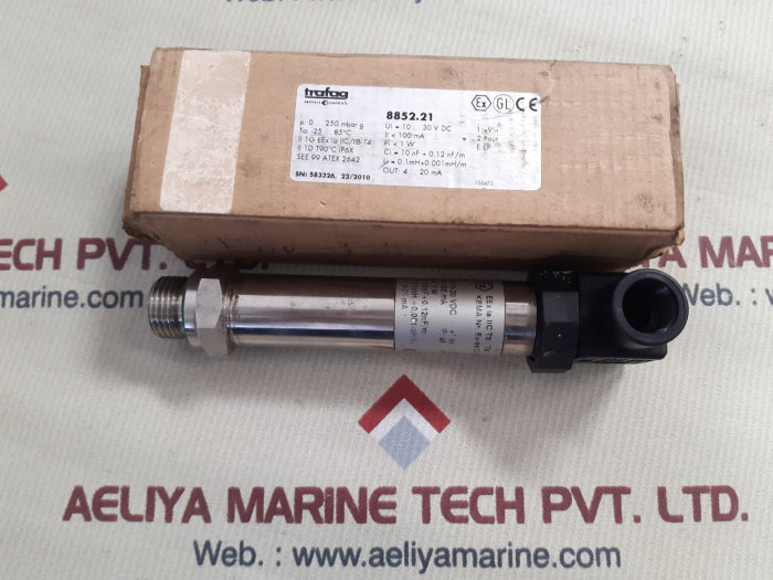 Trafag Sensors Controls Pressure Transmitter 4-20 Ma