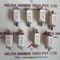 Lot of 8X M.schneider eurofuse nh-00/000 fuse 16A