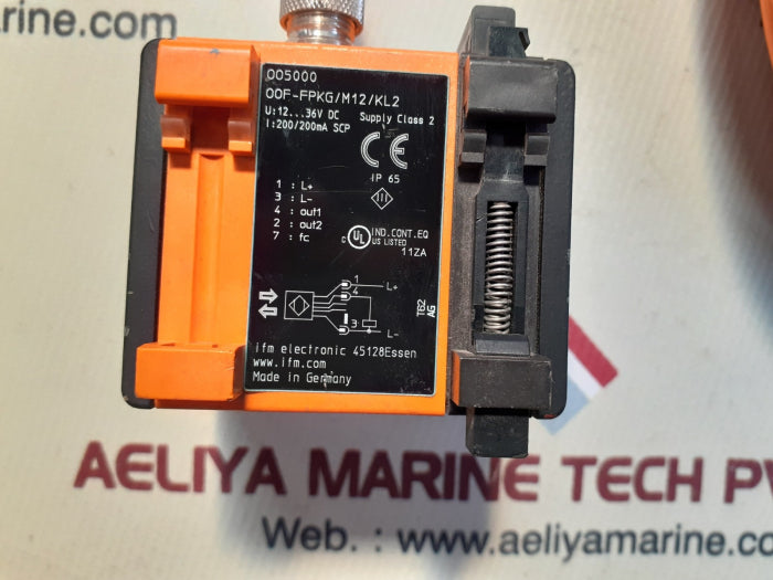 Ifm electronic 00f-fpkg/m12/kl2 sensor 005000