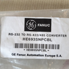 Ge fanuc he693snp232r adapter with cable