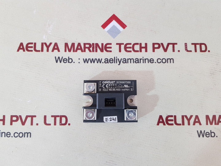Celduc sob667330 solid state relay 40.00.453 ind/r01
