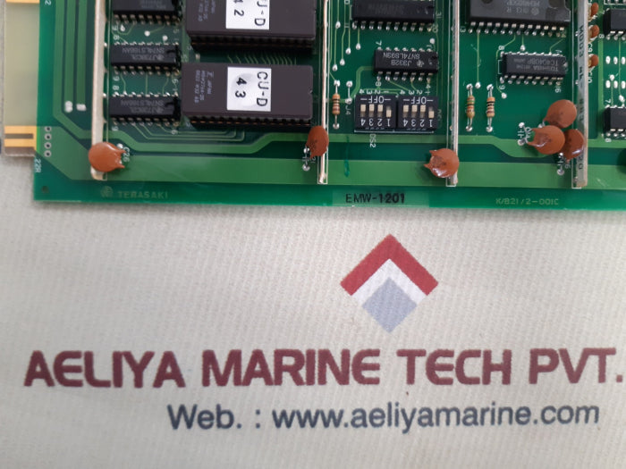 Terasaki emw-1201 pcb card k/821/2-001c