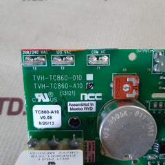 Vulcan hart tvh-tc860-a10 ncc temp control pcb card tvh-tc860-010