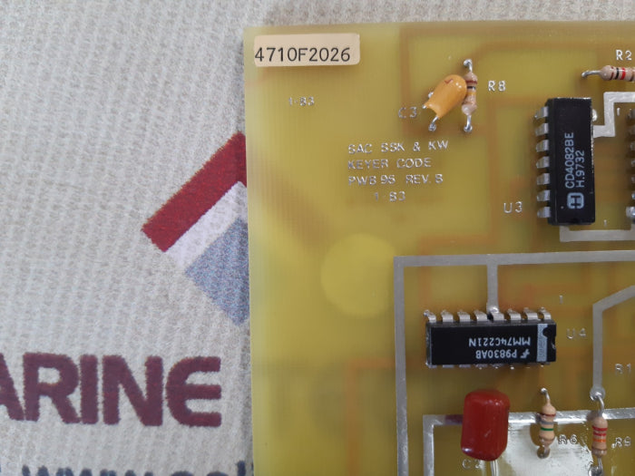 Sac ssk & kw pwb 96 rev.b pcb card 4710f2026