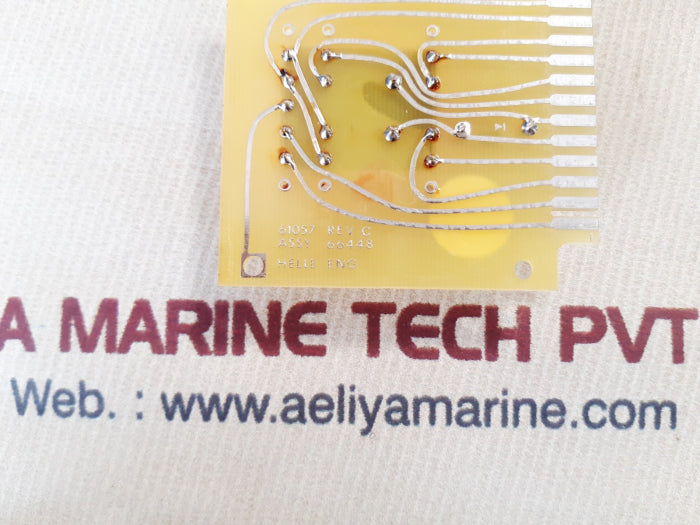 Helle 66448 pcb card 61057 rev C