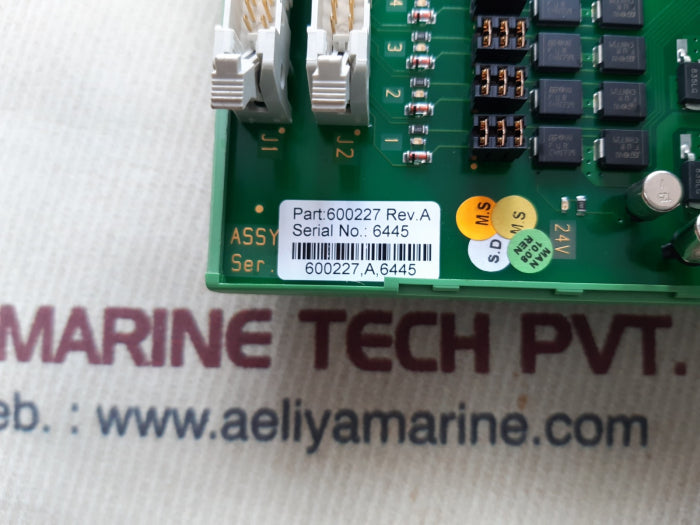 Kongsberg tbdi-iso-2 interface circuit board 600227 rev.A