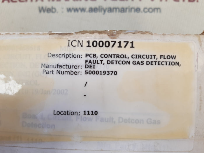Dei 500-01937-0 pcb card 440-01937-0