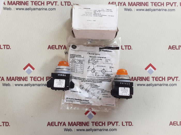 General electric cr104pxg48 push button 24v
