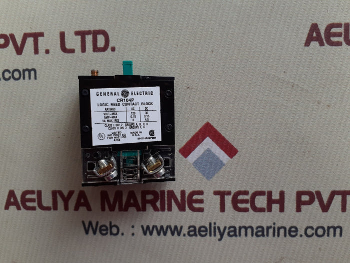 General electric cr104p-sg21b-v2 logic reed contact block
