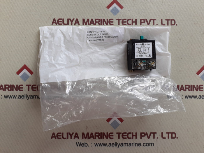 General electric cr104p-sg21b-v2 logic reed contact block
