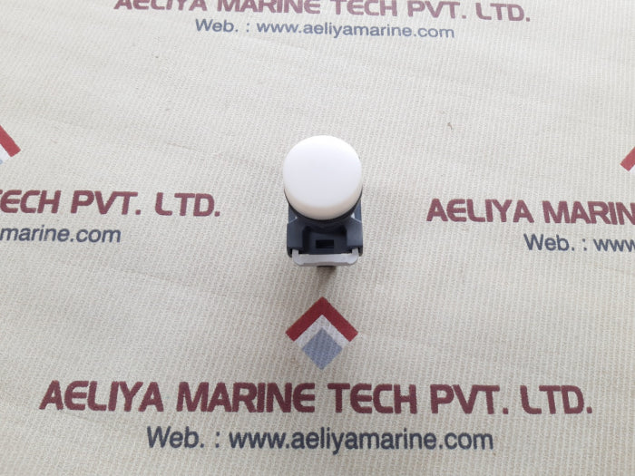 Abb mlb-1 white pilot light with contact block