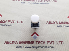 Abb mlb-1 white pilot light with contact block