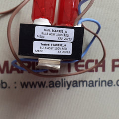 Lot Of 2X Px99901389 Filament130V 5W Red Bulb Assembly