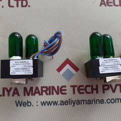 Lot Of 2X Px99901387 130V Green Bulb Assy