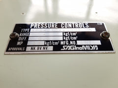 Saginomiya yps-c104wq001 differential pressure switch