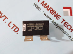 Cornell Dubilier scd105k601a3z25 capacitor