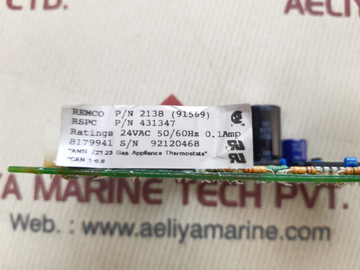 Alliance 431347p module thermostat