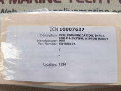 Nkk eq-80617a pcb card