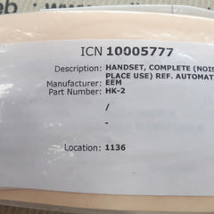 Eem hk-2 handset