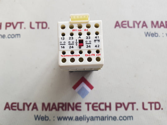 Telemecanique ca2-fn-231 relay 24v dc