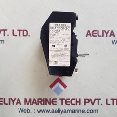 Siemens 3Ua 52 00-2C-16-25A Overload Relay 600 Vac 45A