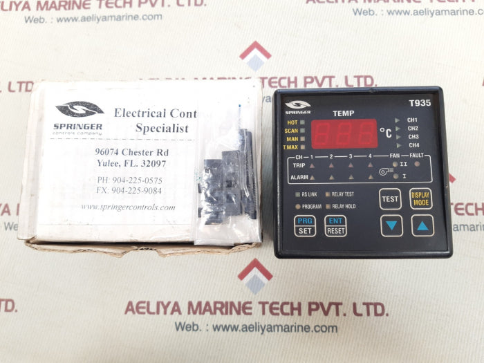 Springer controls t935 temperature monitor