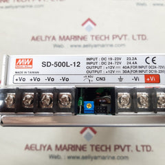 Mean well sd-500l-12 dc-dc enclosed converter