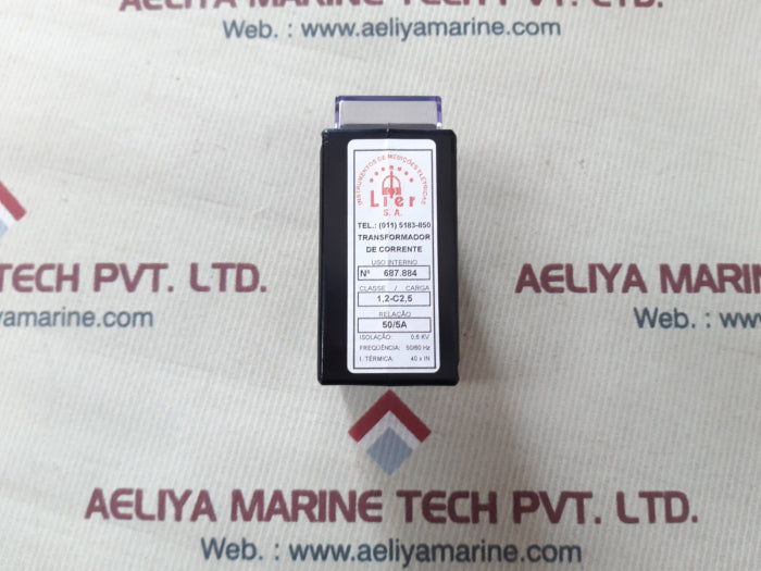 Lier 50/5a current transformer