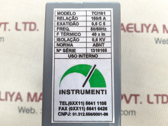 Istrumenti tci101 current transformer 40 × in
