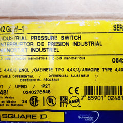 square D 9012 gbw-1 ser.c pressure switch