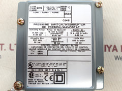 square D 9012 gbw-1 ser.c pressure switch