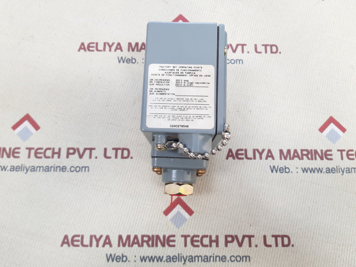 square D 9012 gbw-1 ser.c pressure switch