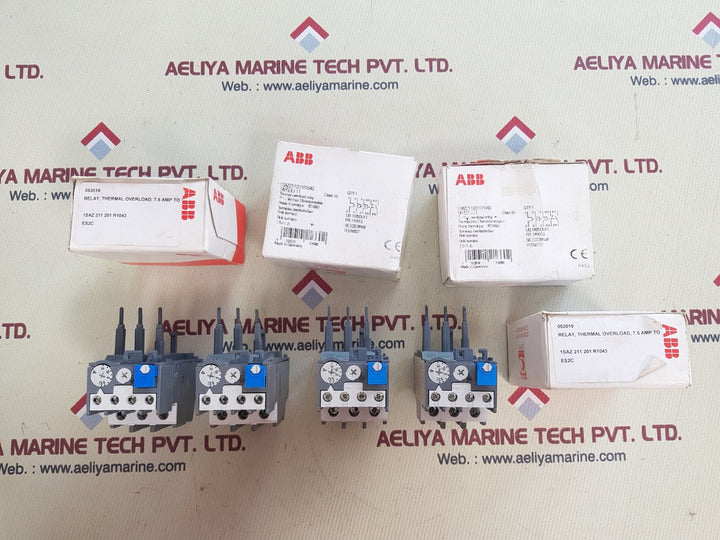 ABB Ta25du Overload Thermal Relay 7.5 Amp To 11 Amp 690v