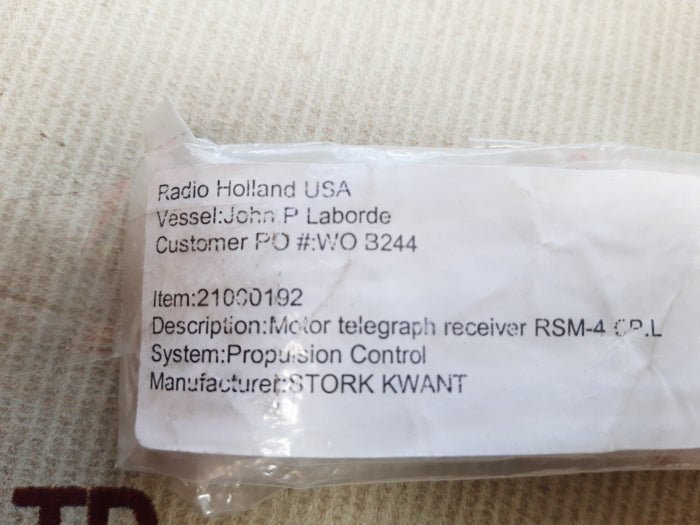 Stork kwant r.s.m.4.l motor unit new