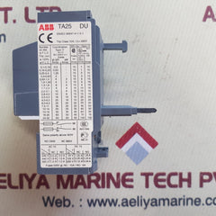 ABB Ta25du Overload Thermal Relay 7.5 Amp To 11 Amp 690v