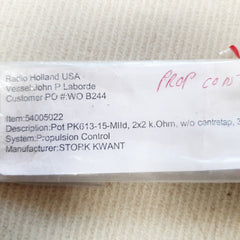 Fsg an 1566z80-257.005 potentiometer pk 613-45 m ii d